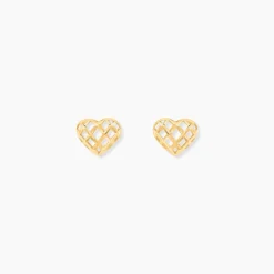 Boucles D'oreilles Puces Or Jaune Cicolluis