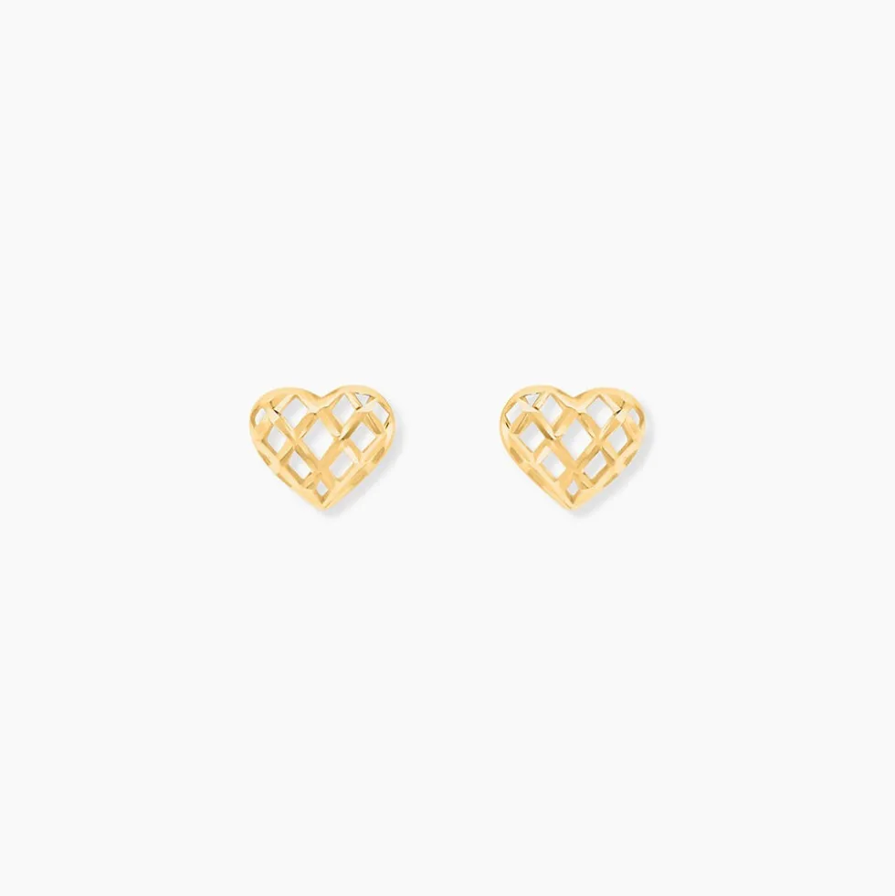 Boucles D'oreilles Puces Or Jaune Cicolluis