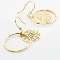 Boucles D'oreilles Serguiane Or Jaune