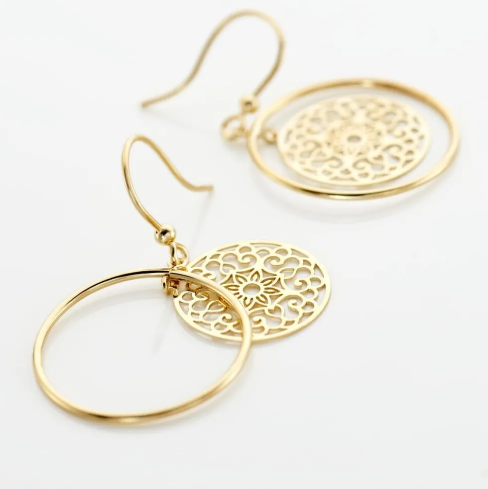 Boucles D'oreilles Serguiane Or Jaune