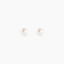 Boucles D'oreilles Suki Or Jaune Perle De Culture