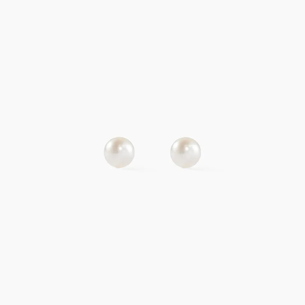 Boucles D'oreilles Suki Or Jaune Perle De Culture