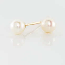 Boucles D'oreilles Suki Or Jaune Perle De Culture
