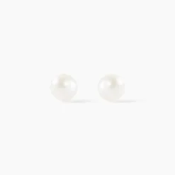 Boucles D'oreilles Suki Or Jaune Perle De Culture