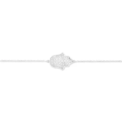 Bracelet Aicha Or Blanc Diamant