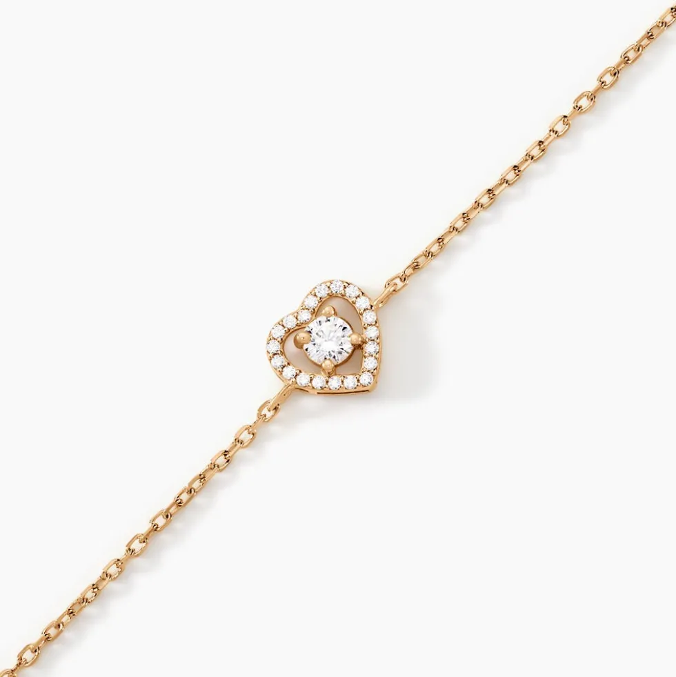Bracelet Alais Plaqué Or Oxyde De Zirconium