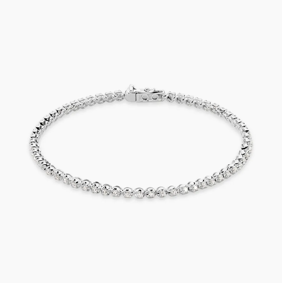 Bracelet Aleonor Or Blanc Diamant
