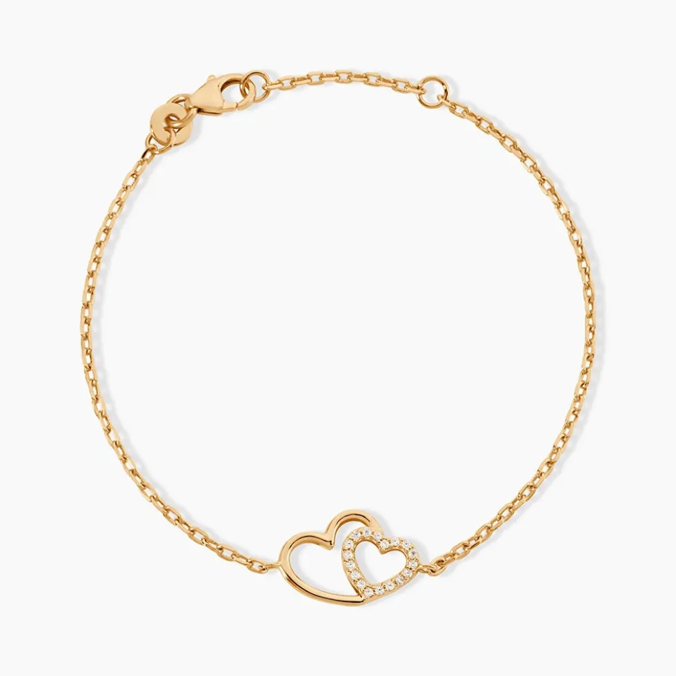 Bracelet Alexandra Plaqué Or Jaune Oxyde De Zirconium