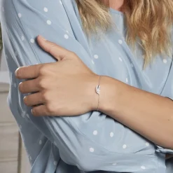 Bracelet Aleyna Argent Blanc Oxyde De Zirconium