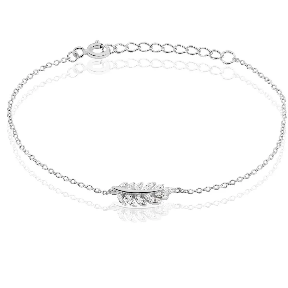 Bracelet Aleyna Argent Blanc Oxyde De Zirconium