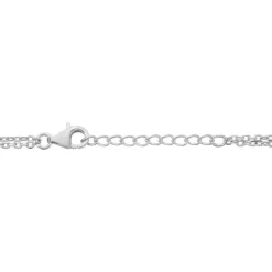 Bracelet Ally Argent Blanc Céramique Et Oxyde De Zirconium