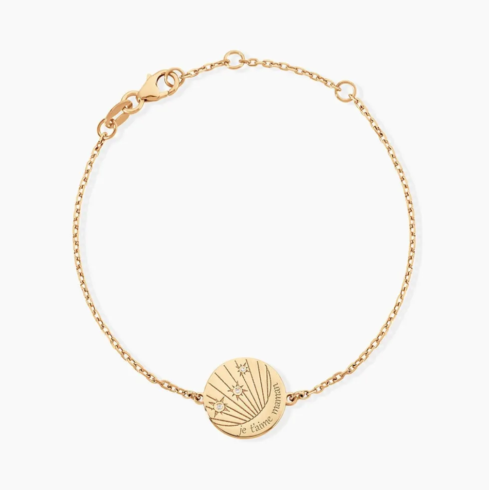 Bracelet Amai Plaqué Or Jaune Oxyde De Zirconium