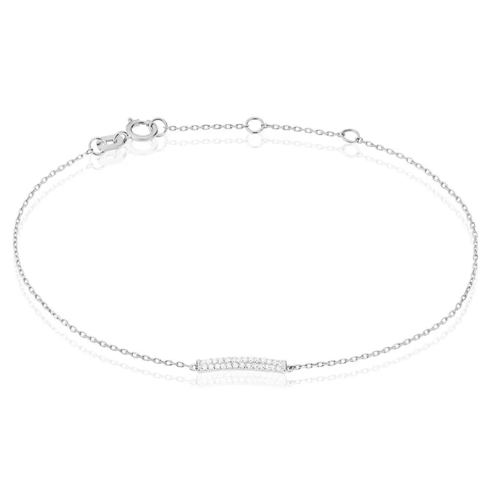 Bracelet Amani Or Blanc Diamant