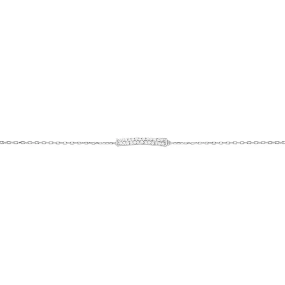 Bracelet Amani Or Blanc Diamant