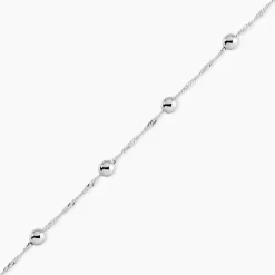 Bracelet Amarylis Argent Blanc