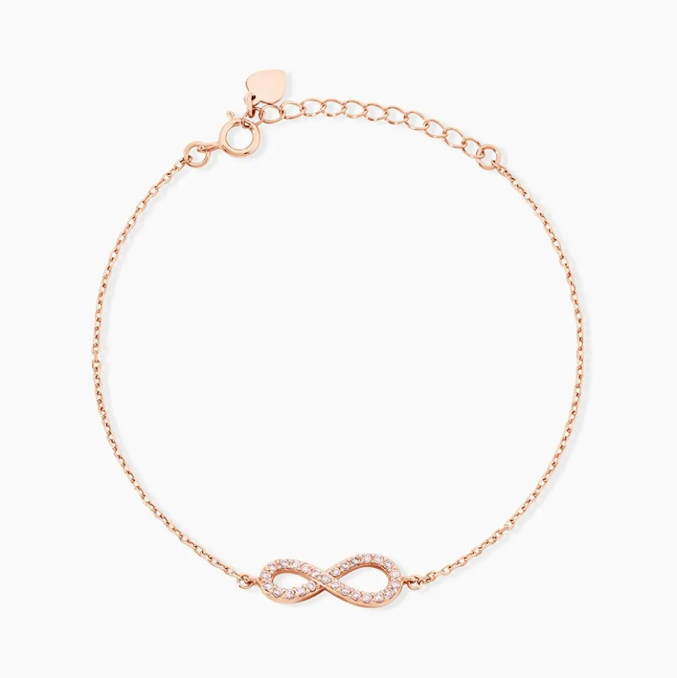Bracelet Amita Argent Rose Oxyde De Zirconium