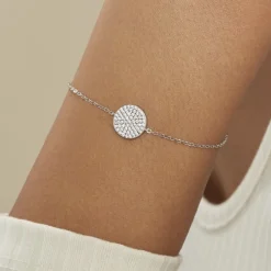 Bracelet Angeles Argent Blanc Oxyde De Zirconium