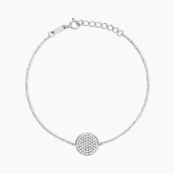 Bracelet Angeles Argent Blanc Oxyde De Zirconium