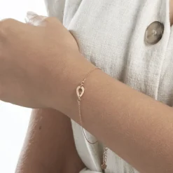 Bracelet Anh Argent Rose