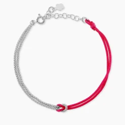 Bracelet Anicha Argent Blanc