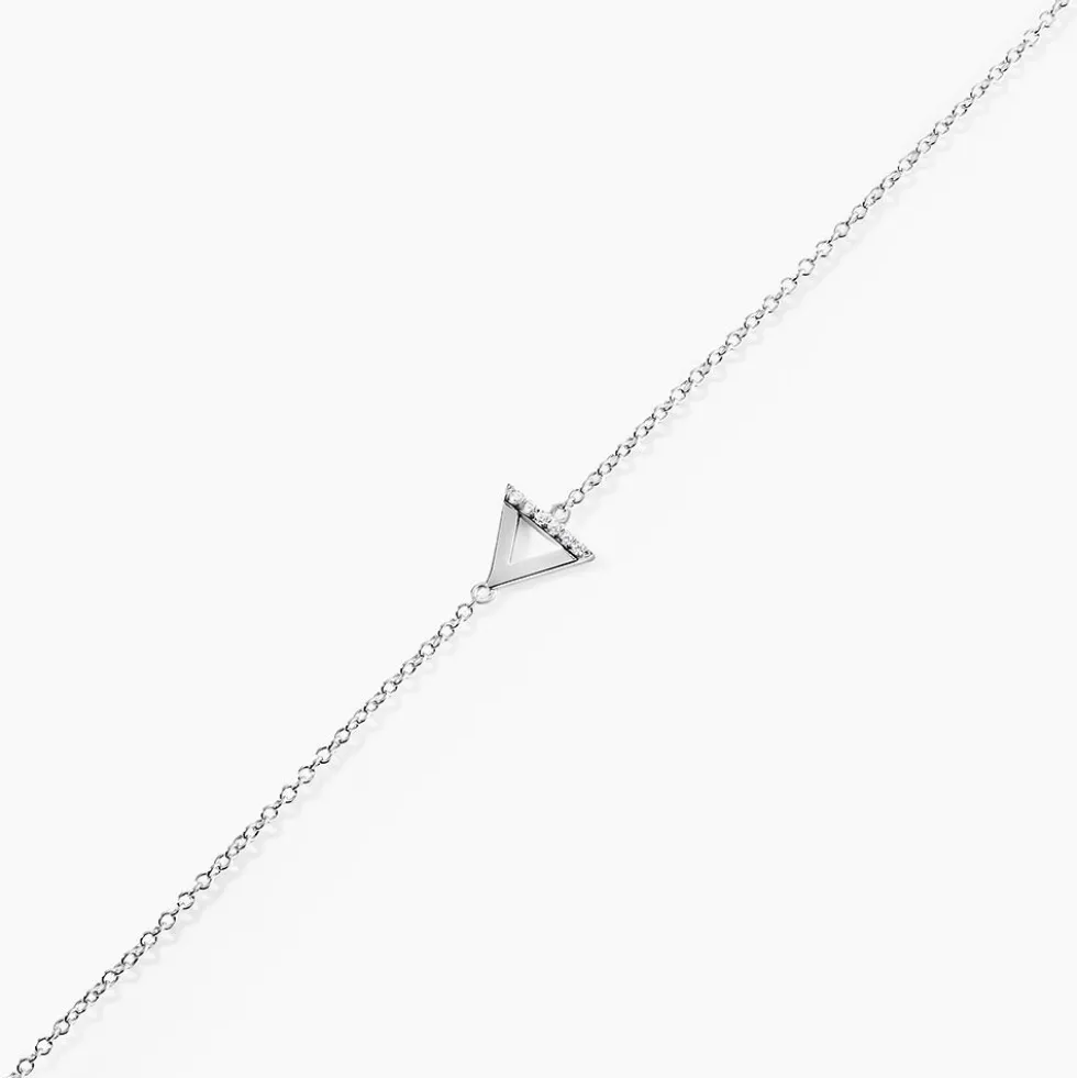 Bracelet Anna Argent Blanc Oxyde De Zirconium