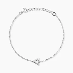 Bracelet Anna Argent Blanc Oxyde De Zirconium