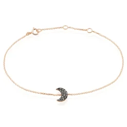 Bracelet Anne-marie Or Rose Diamant