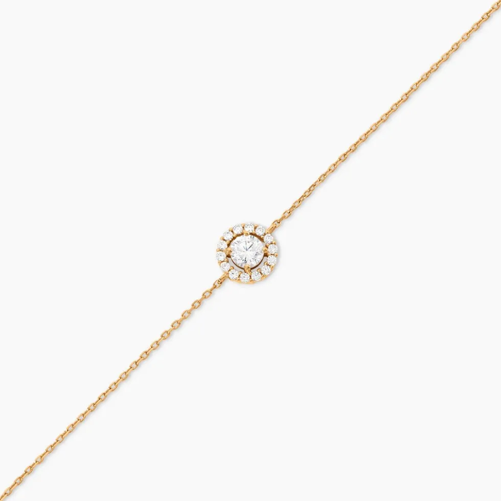 Bracelet Annissa Plaqué Or Jaune Oxyde De Zirconium