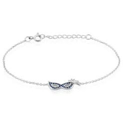 Bracelet Argent Bartolomee Oxydes De Zirconium