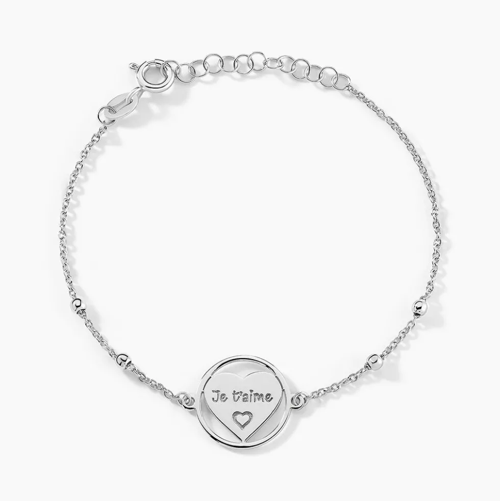 Bracelet Argent Blanc Akosua