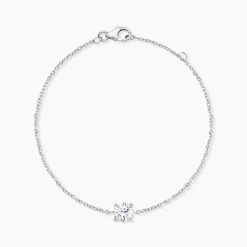 Bracelet Argent Blanc Lylwenn Oxyde De Zirconium