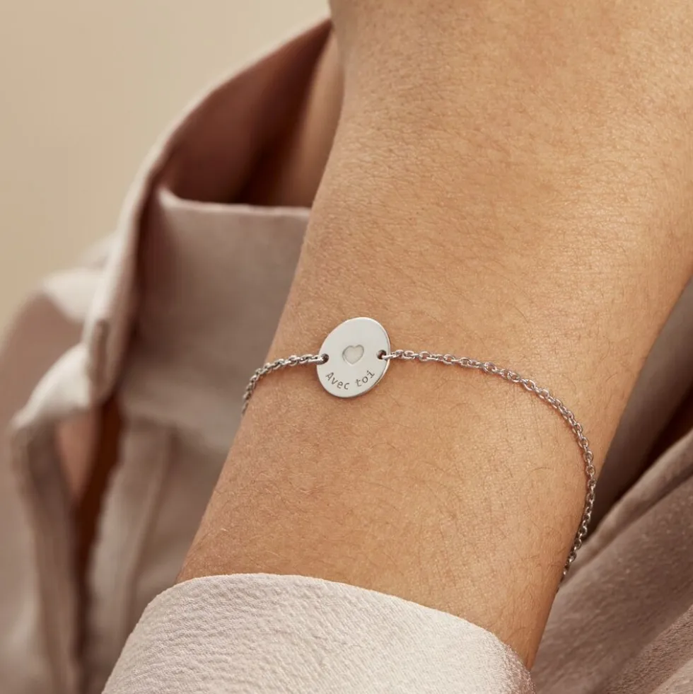 Bracelet Argent Blanc Nevada
