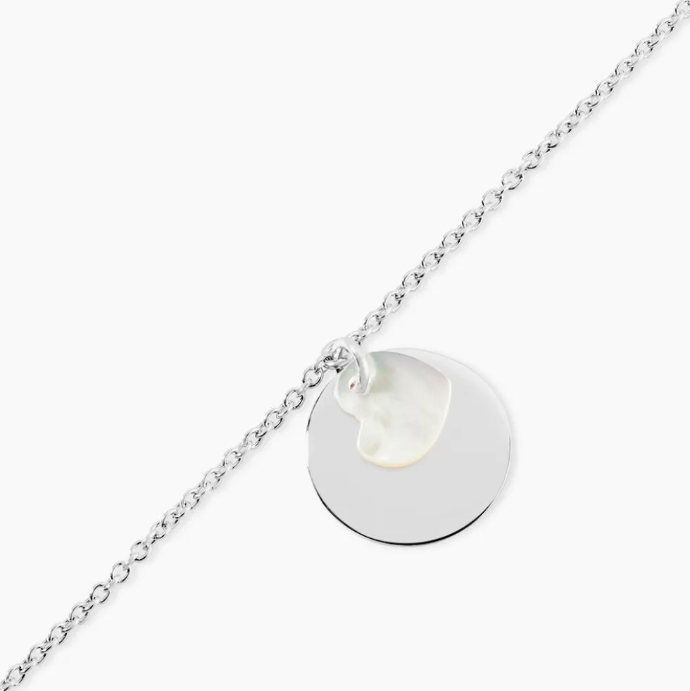 Bracelet Argent Blanc Tana Nacre