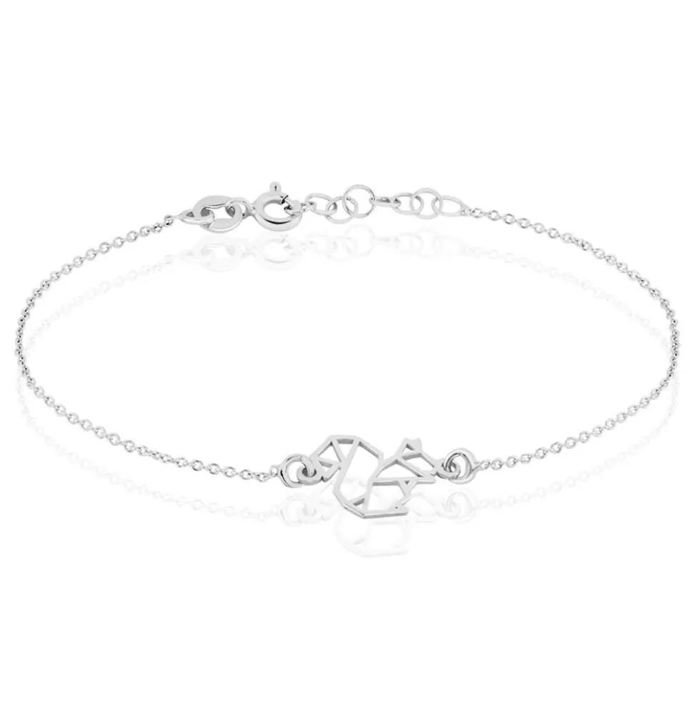 Bracelet Argent Blanc Waly