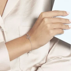 Bracelet Argent Blanc Waly