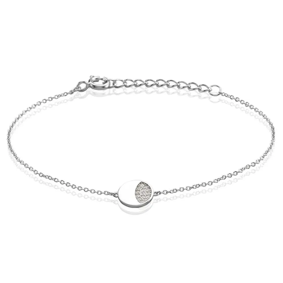 Bracelet Argent Grissil Oxydes De Zirconium