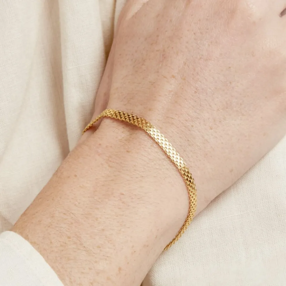 Bracelet Argent Jaune Carola