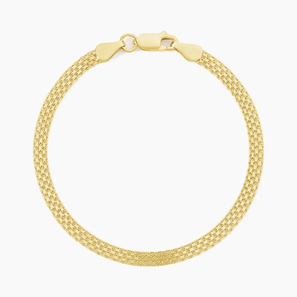 Bracelet Argent Jaune Carola