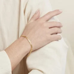 Bracelet Argent Jaune Carola