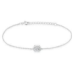 Bracelet Argent Kabibi Oxydes De Zirconium