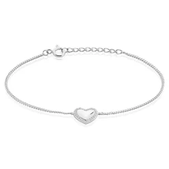 Bracelet Argent Vibien Oxydes De Zirconium