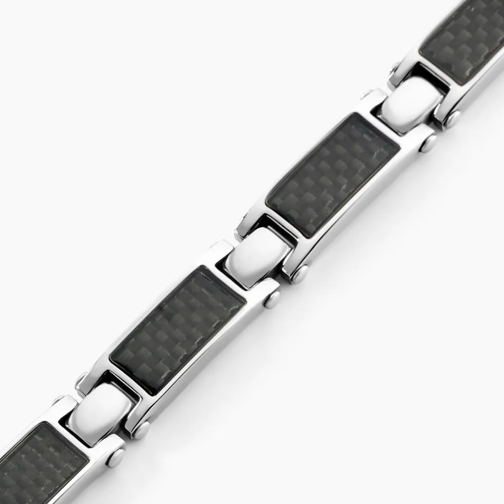 Bracelet Arnaud Acier Blanc