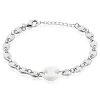 Bracelet Ashoka Argent Blanc Céramique