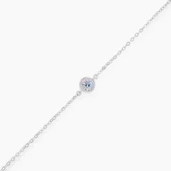 Bracelet Auxana Argent Blanc Oxyde De Zirconium