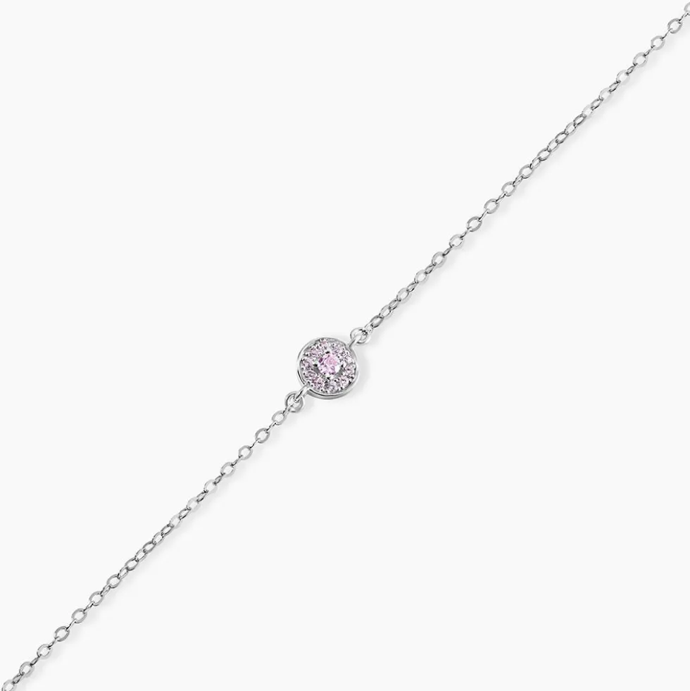 Bracelet Auxana Argent Blanc Oxyde De Zirconium