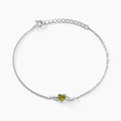 Bracelet Avalon Argent Blanc Oxyde De Zirconium