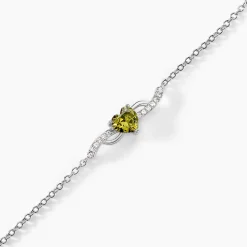 Bracelet Avalon Argent Blanc Oxyde De Zirconium
