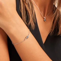 Bracelet Avalon Argent Blanc Oxyde De Zirconium