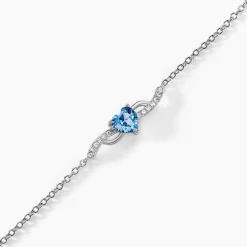 Bracelet Avalon Argent Blanc Oxyde De Zirconium