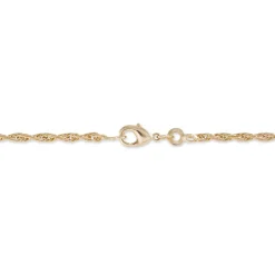 Bracelet Azelys Maille Corde Plaqué Or Jaune